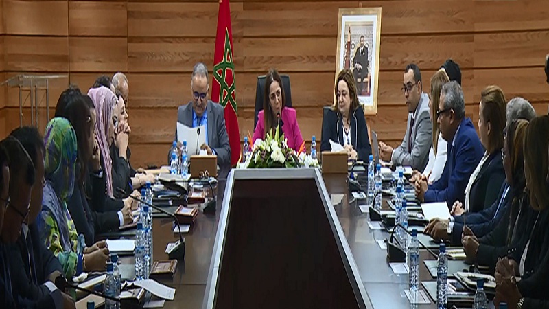 Séance de travail présidée par la Ministre, 31 octobre 2019, Rabat